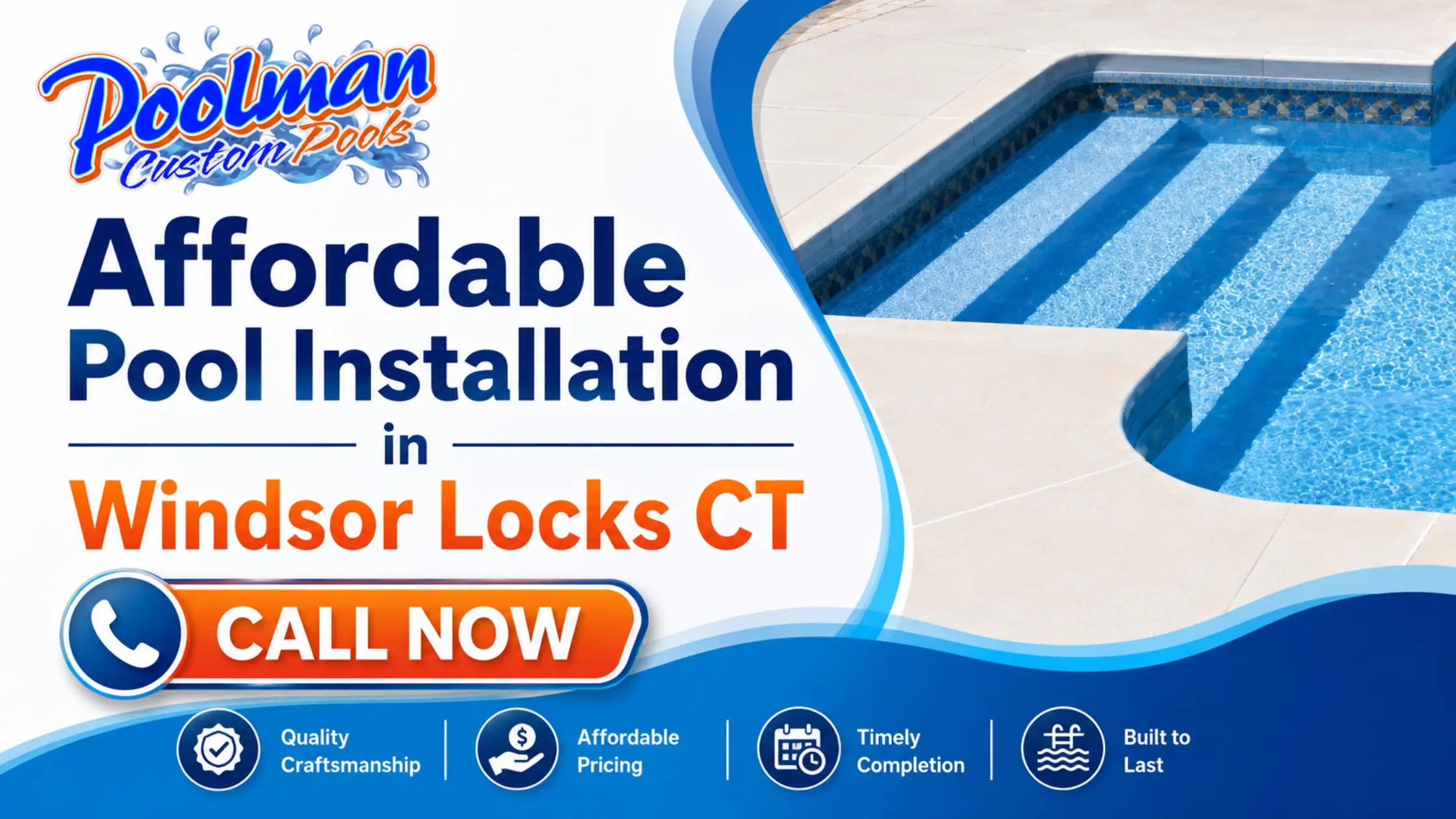 Affordable Pool Installation in Windsor Locks CT - Call Now